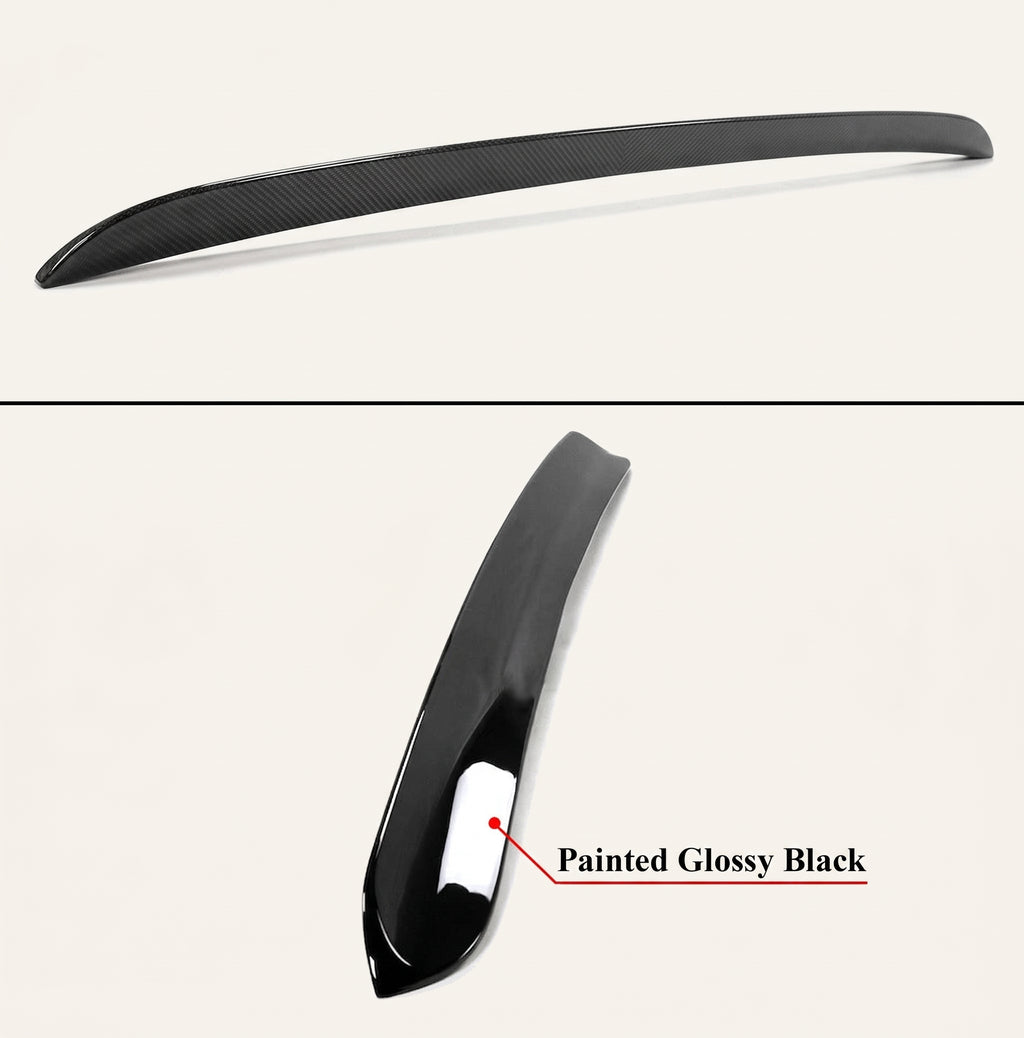 Alerón de techo ventana trasera negro brillante para Dodge Challenger SRT Hellcat 2008-2023