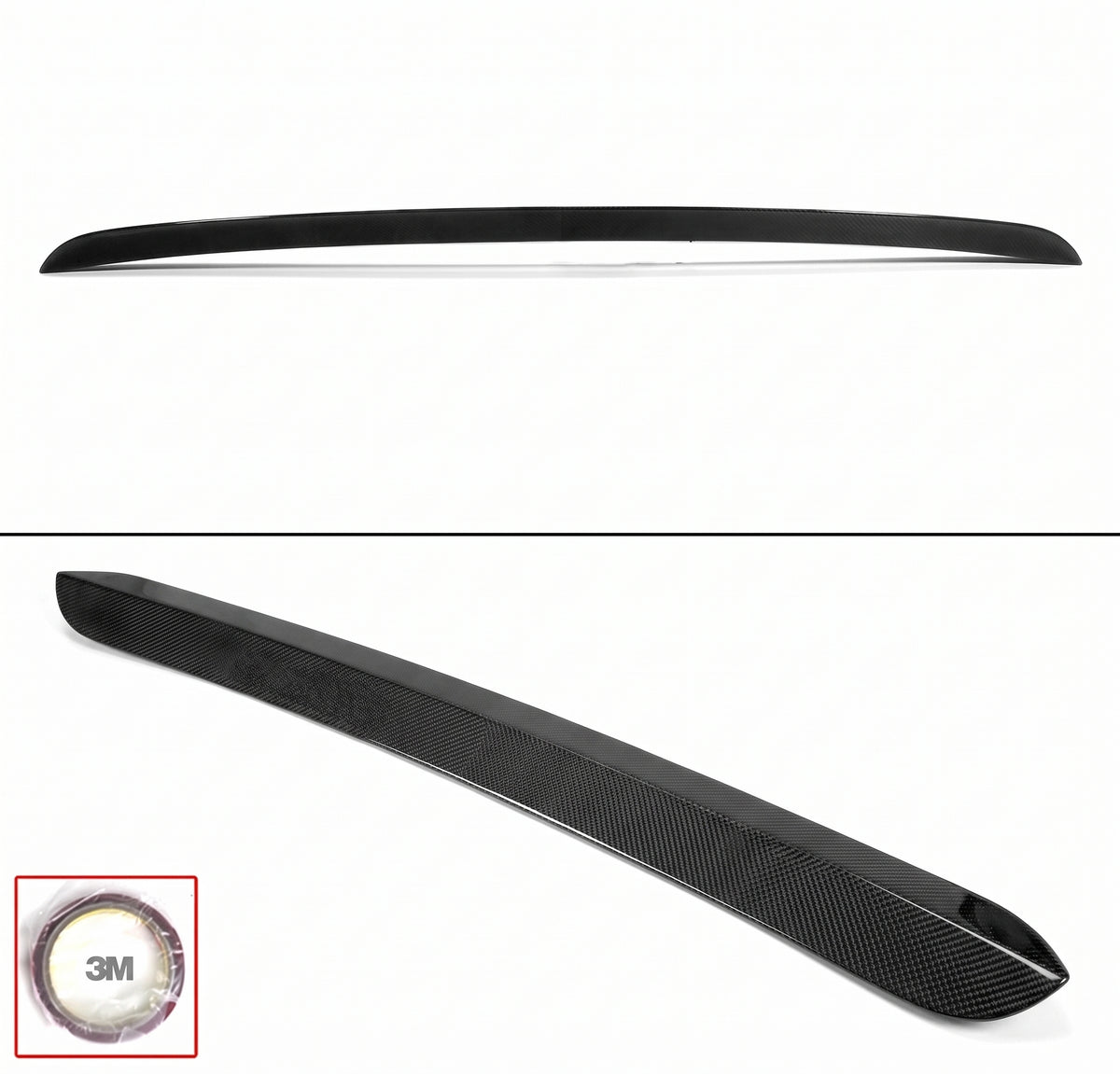 Alerón de techo ventana trasera negro brillante para Dodge Challenger SRT Hellcat 2008-2023