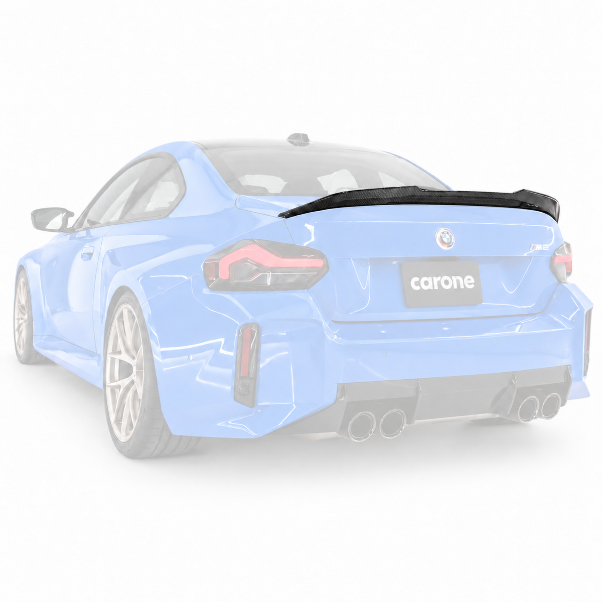 BMW G42 SERIE 2 2022-2026 M240i G87 M2 ALERÓN MALETERO FIBRA CARBONO ESTILO PSM