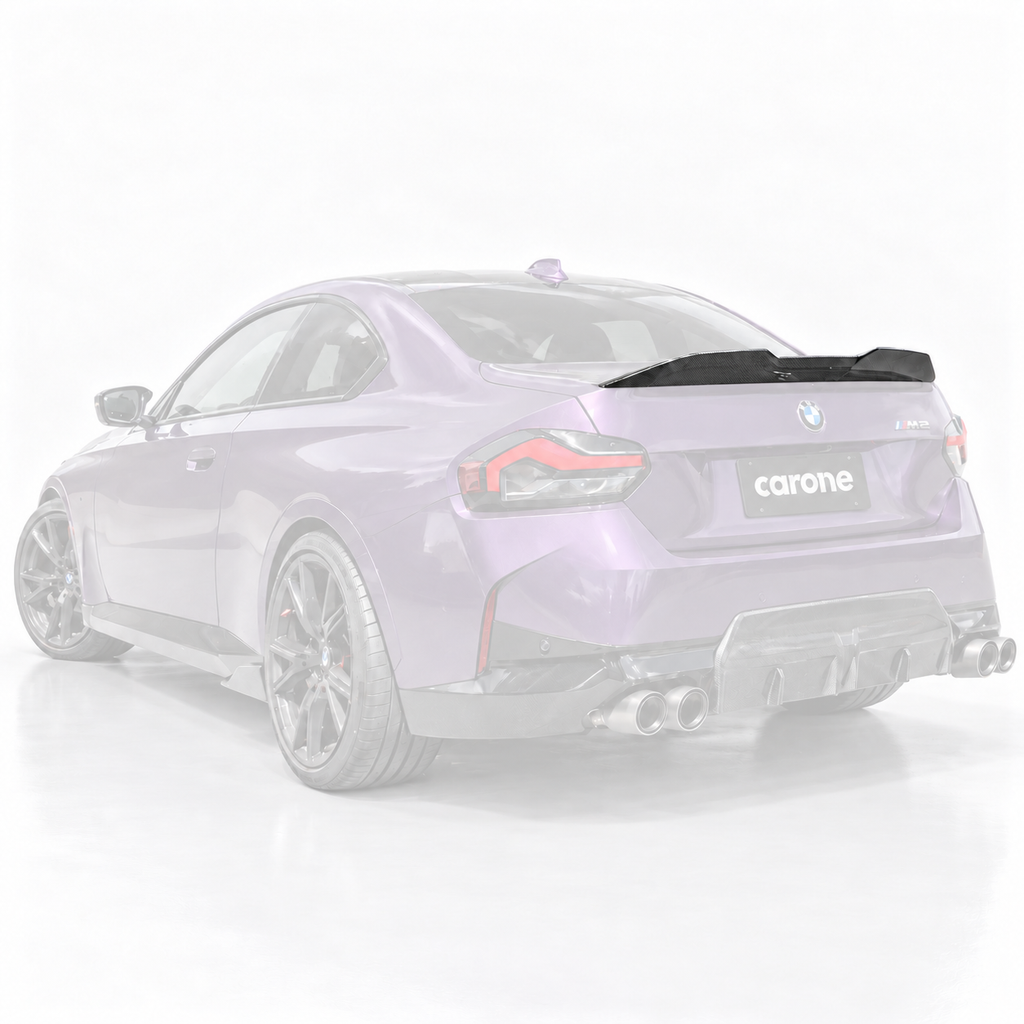 PARA BMW G42 SERIE 2 2022-2026 M240i G87 M2 ESTILO MP ALERÓN MALETERO FIBRA CARBONO