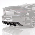 Dodge Charger SRT R/T Scat Pack 2015-2023 Difusor de parachoques trasero negro mate