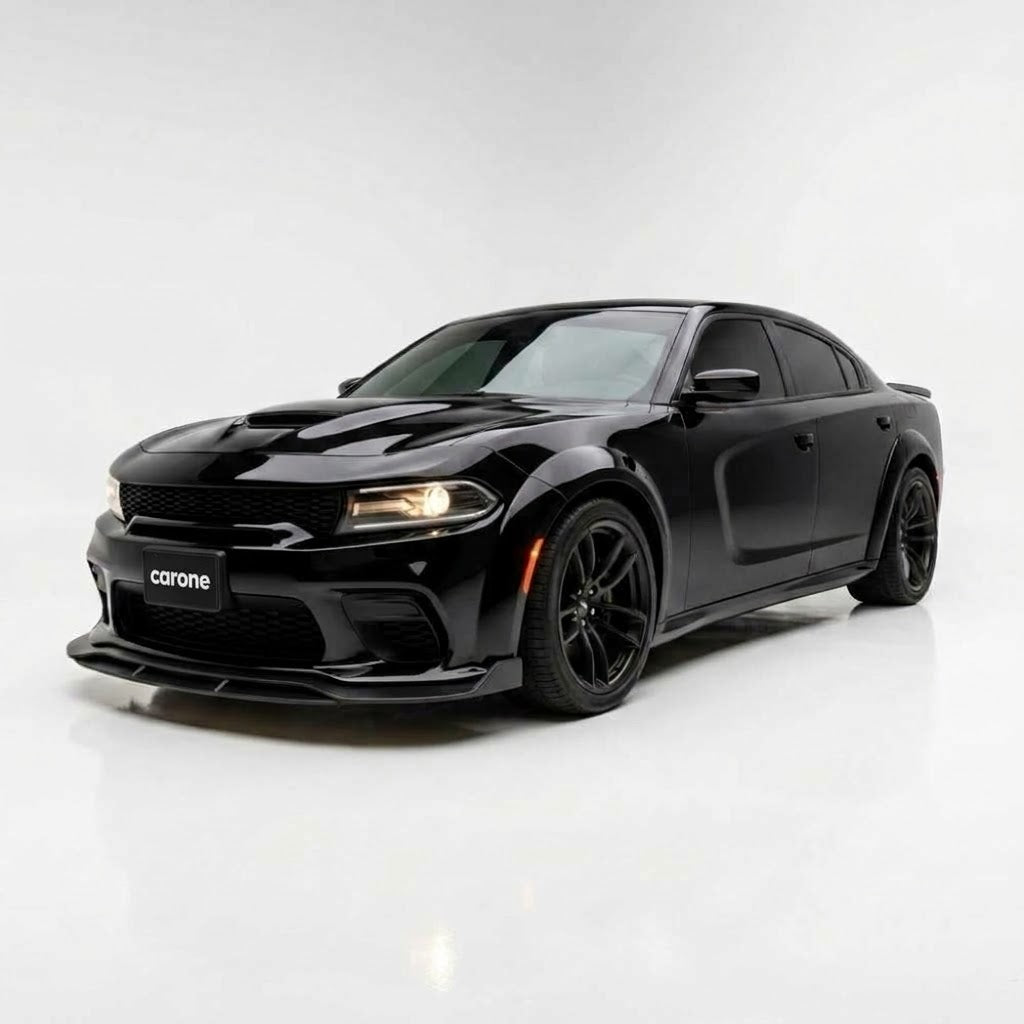 Dodge Charger SRT Widebody 2020-2023 Divisor de labios para paracoques delantero de doble cubierta