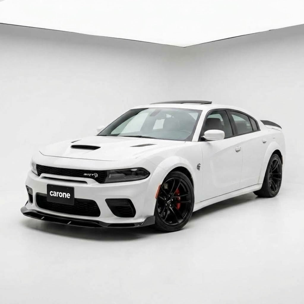 Dodge Charger SRT Widebody 2020-2023 Divisor de labios para paracoques delantero de doble cubierta