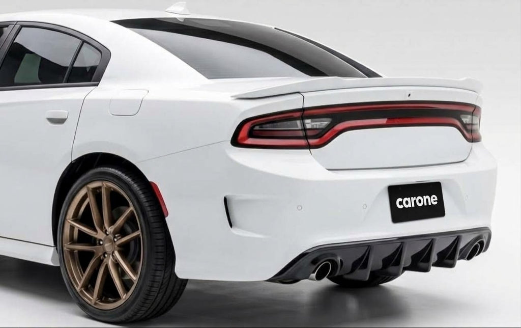 Paquete Scat negro mate Dodge Charger SXT 2015-2023 Difusor de parachoques trasero