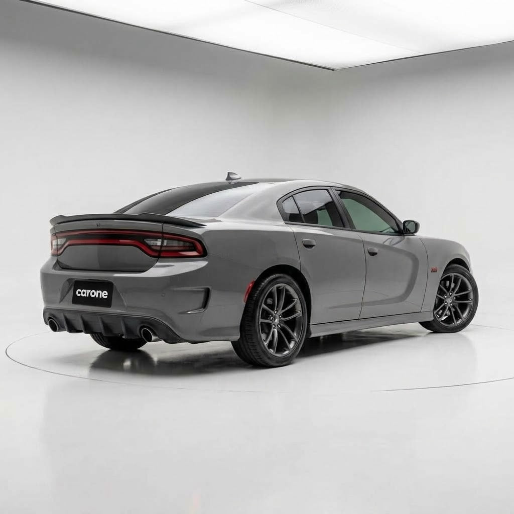 Paquete Scat negro mate Dodge Charger SXT 2015-2023 Difusor de parachoques trasero
