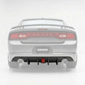 Dodge Charger SRT 2012-14 Difusor de parachoques trasero de doble escape con reflector rojo