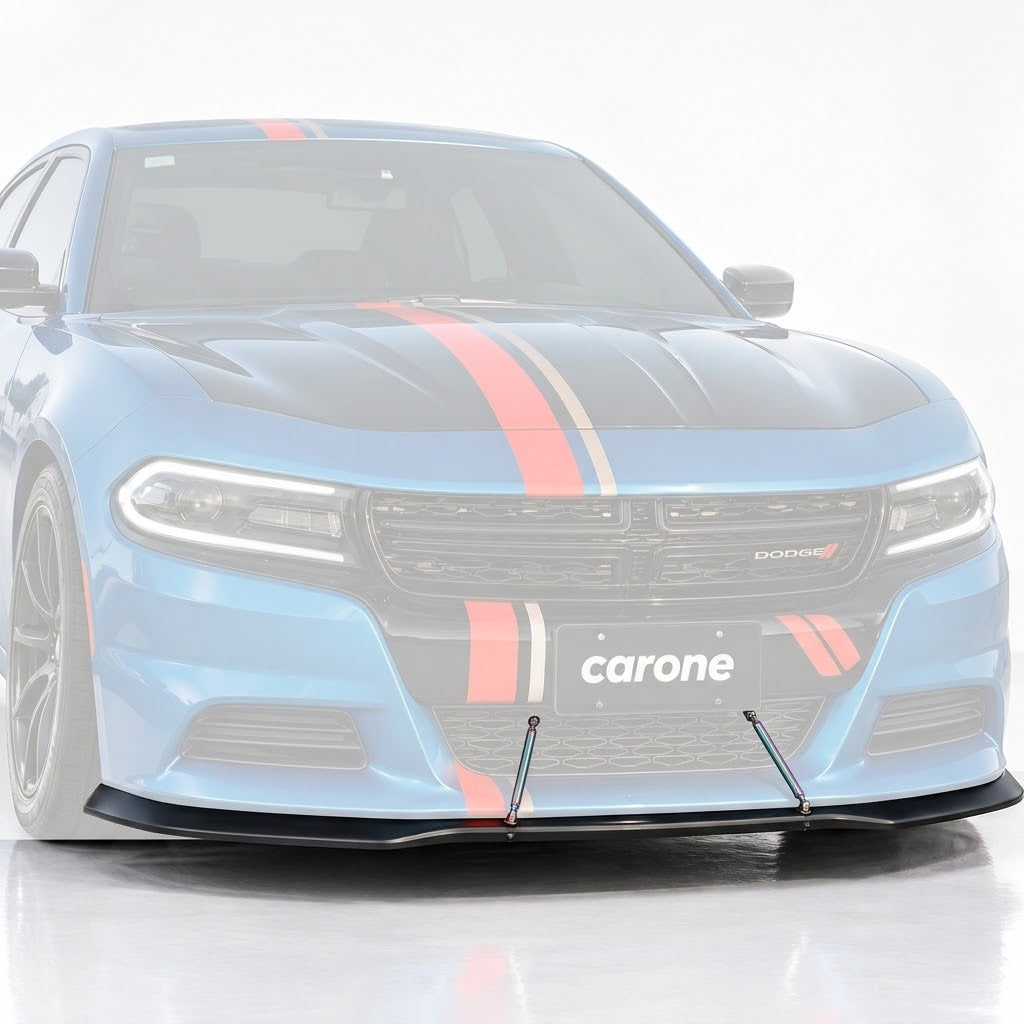 DODGE 15-23 R/T SXT ESTILO PARACHOQUES DELANTERO ALERÓN DIVISOR + VARILLA