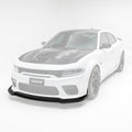 Dodge Charger SRT 20-23 WideBody estilo H winglet mate negro parachoques delantero labio