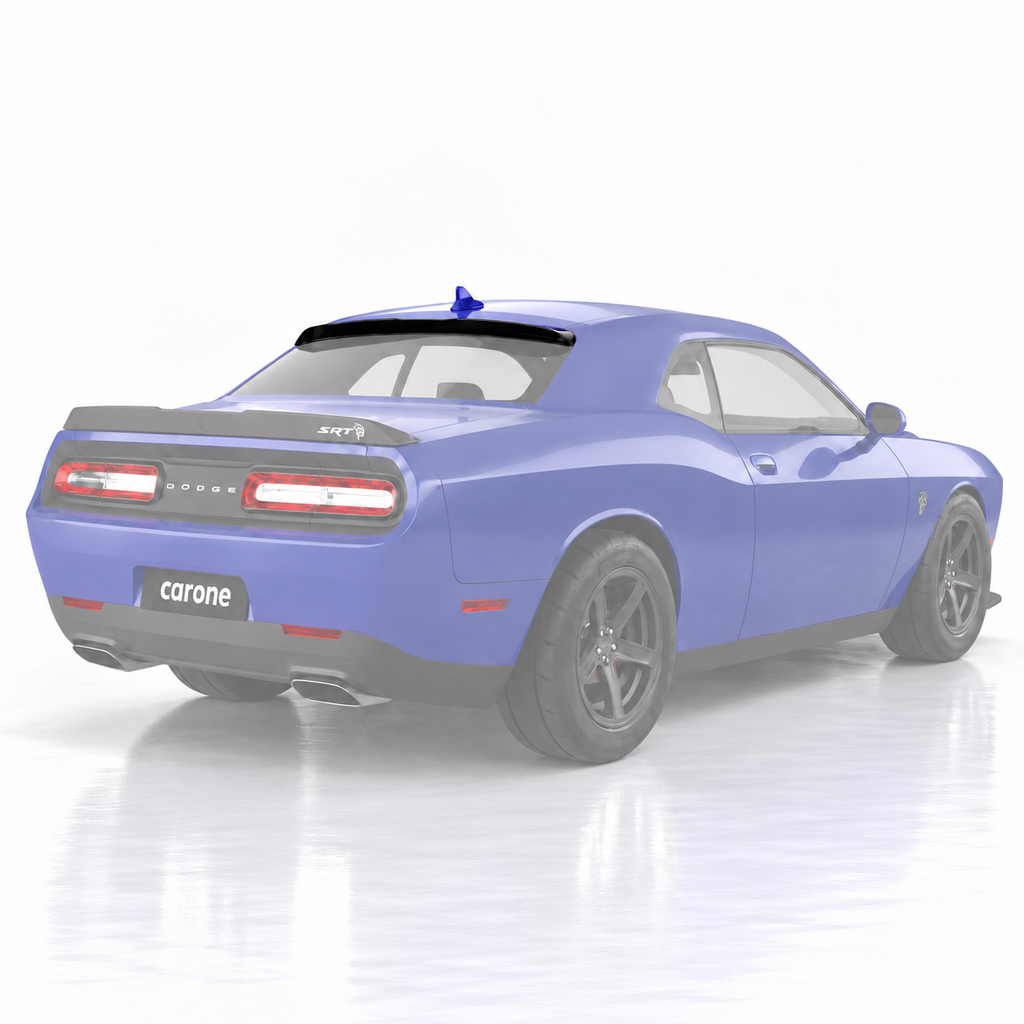 Alerón de techo ventana trasera negro brillante para Dodge Challenger SRT Hellcat 2008-2023