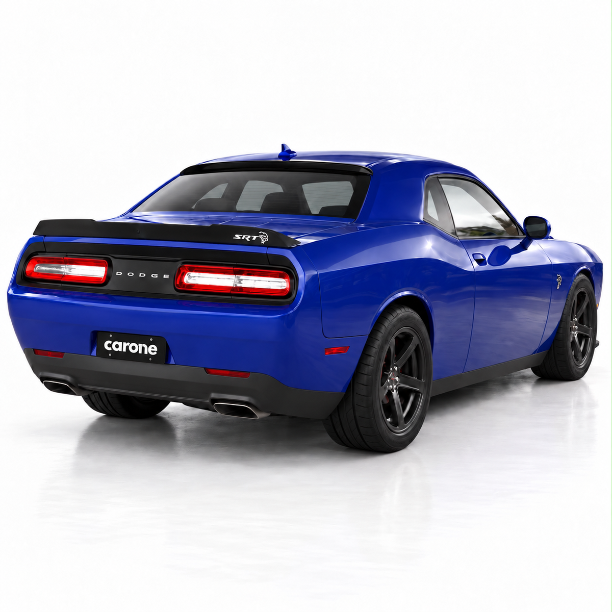 Alerón de techo ventana trasera negro brillante para Dodge Challenger SRT Hellcat 2008-2023