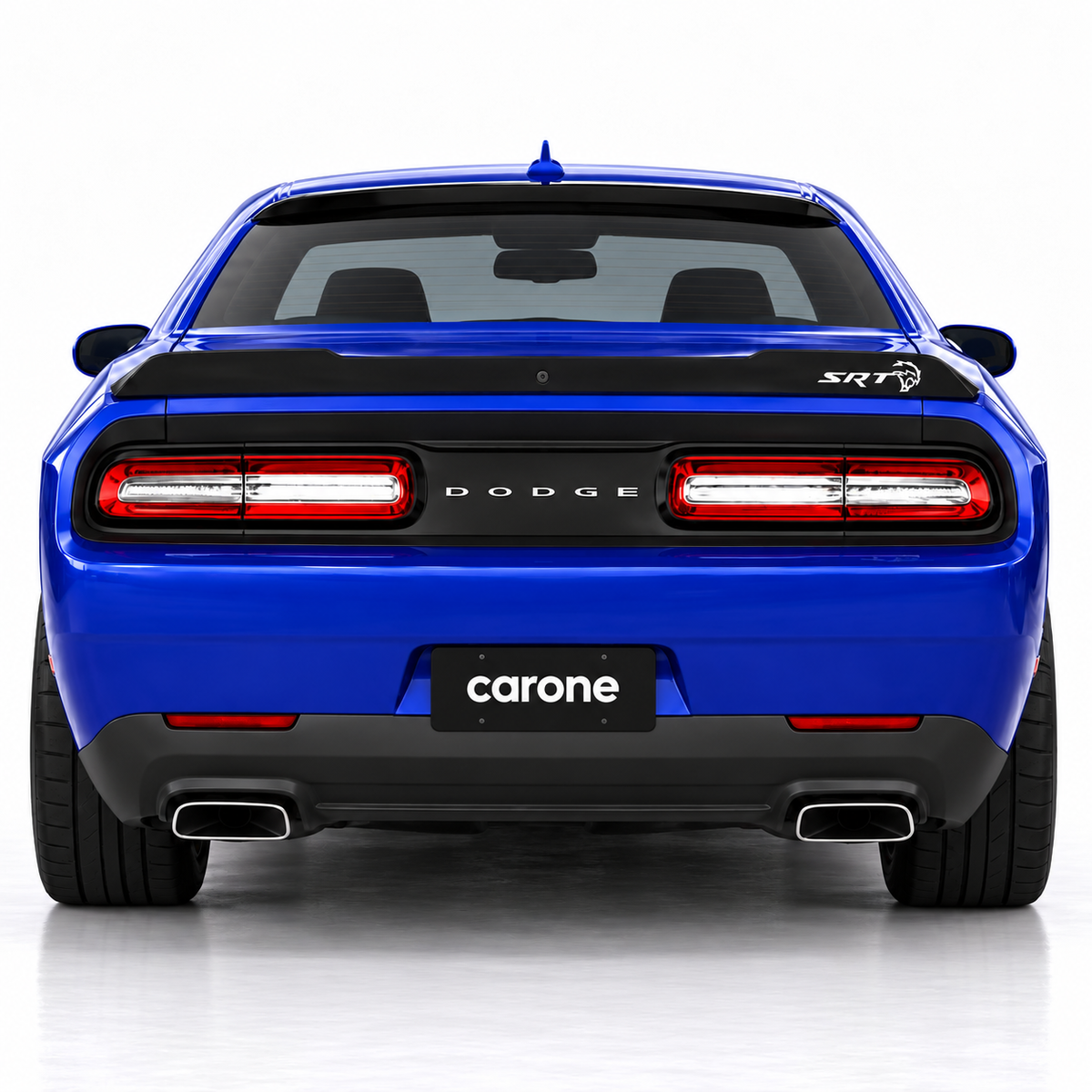 Alerón de techo ventana trasera negro brillante para Dodge Challenger SRT Hellcat 2008-2023