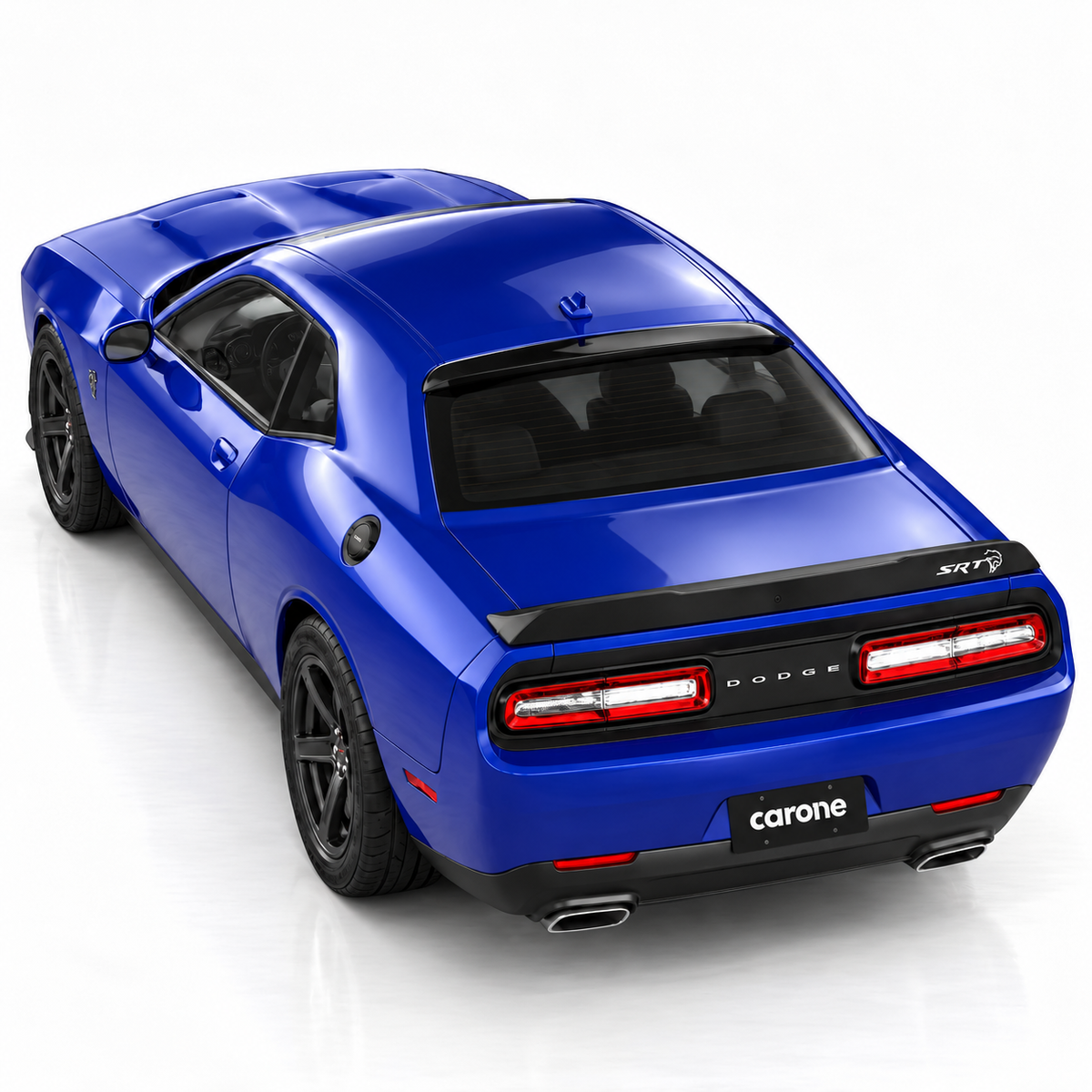 Alerón de techo ventana trasera negro brillante para Dodge Challenger SRT Hellcat 2008-2023