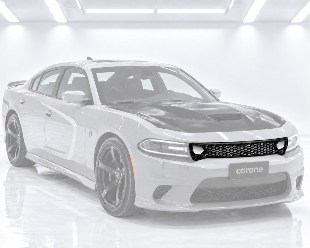 DODGE CHARGER 2015-2023 RT SCAT PACK ESTILO SRT REJILLA DE MALLA DELANTERA CON CONDUCTO DE AIRE