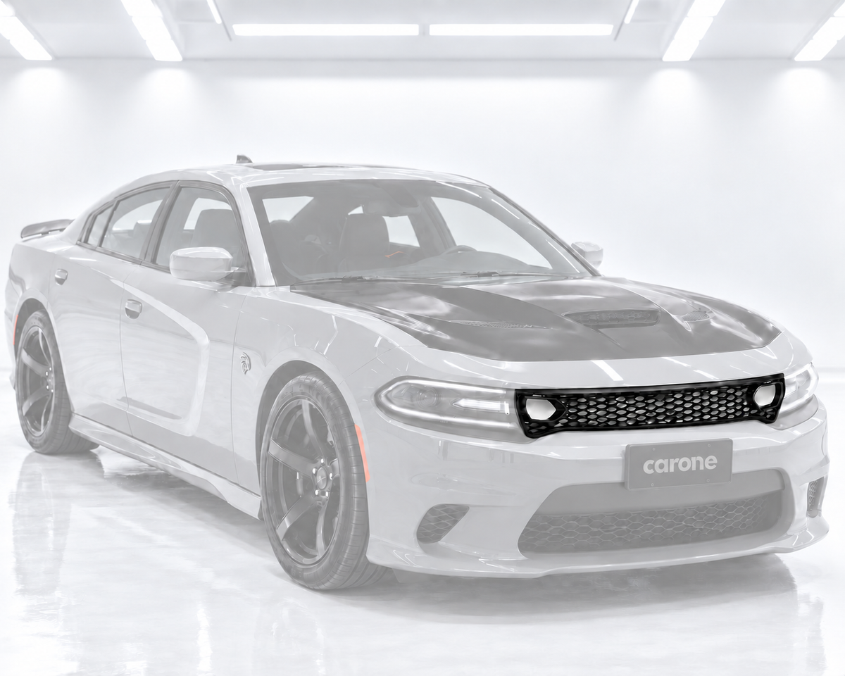 DODGE CHARGER 2015-2023 RT SCAT PACK ESTILO SRT REJILLA DE MALLA DELANTERA CON CONDUCTO DE AIRE