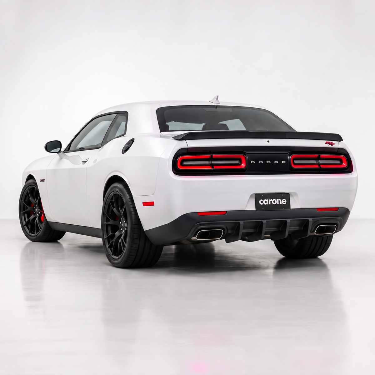 Cenefa difusora de parachoques trasero aleta de tiburón para Dodge Challenger Performance GT/SXT 2015-23