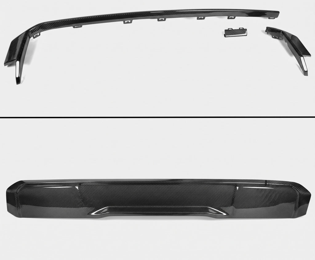 REPUESTO DIFUSOR DE PARACHOQUES TRASERO FIBRA DE CARBONO SECO BMW G8X M3 M4 2021-26