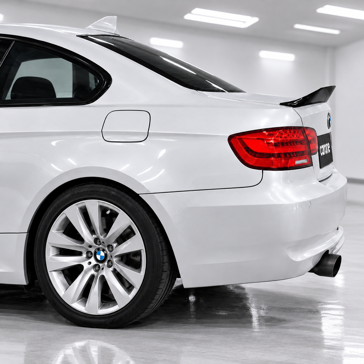 ALERON DE MALETERO DE FIBRA DE CARBONO HIGHKICK PARA BMW E92 M3 335i 328i V2 2007-12