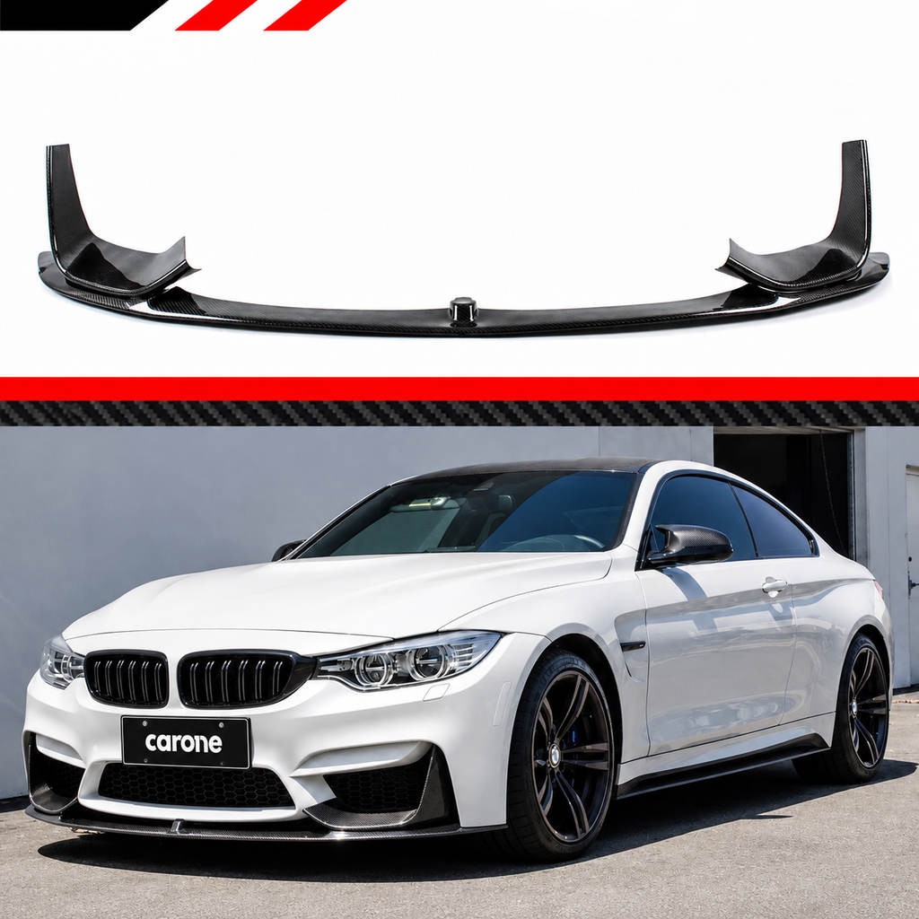Juego de 2 divisores de fibra de carbono para BMW F80 M3 F82 M4 2015-19 +