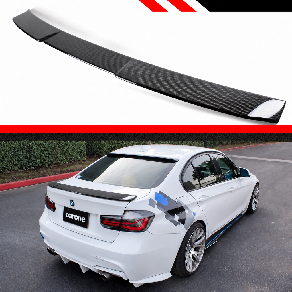 ALERÓN VENTANA TECHO TRASERO FIBRA CARBONO BMW F80 M3/F30 SERIE 3 V2 2014-2019