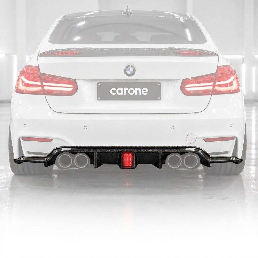PARA BMW F80 M3 F82 F83 M4 FIBRA CARBONO LED LUZ FRENO DIFUSOR PARACHOQUES 15-2020