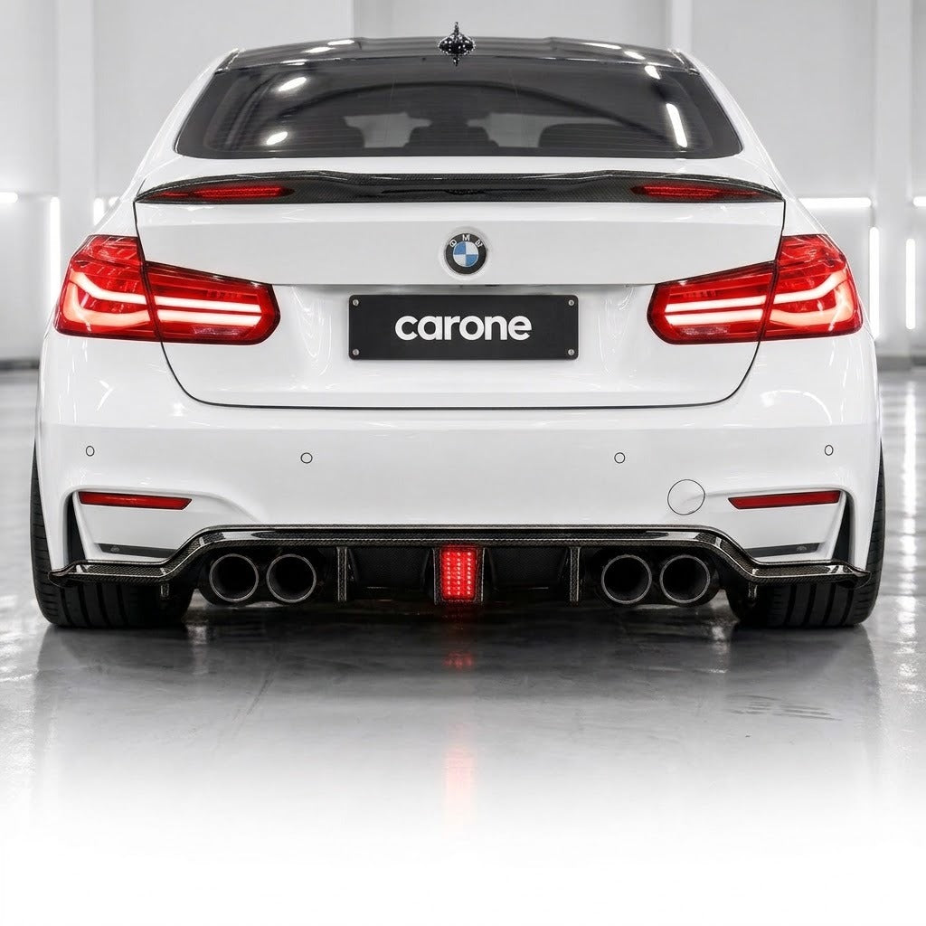 PARA BMW F80 M3 F82 F83 M4 FIBRA CARBONO LED LUZ FRENO DIFUSOR PARACHOQUES 15-2020