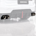 PARA BMW M240i M440i M550i Z4 M40i FIBRA DE CARBONO ACERO INOXIDABLE CUADDRUPLE ESCAPE PUNTA