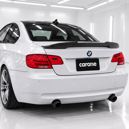 ALERON DE MALETERO DE FIBRA DE CARBONO HIGHKICK PARA BMW E92 M3 335i 328i V2 2007-12