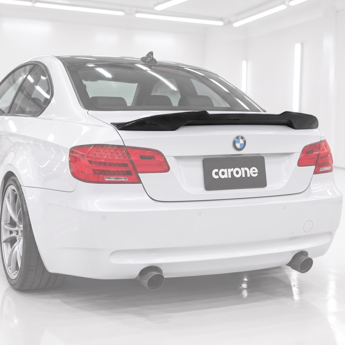 ALERON DE MALETERO DE FIBRA DE CARBONO HIGHKICK PARA BMW E92 M3 335i 328i V2 2007-12
