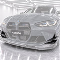 PARACHOQUES DE FIBRA DE CARBONO PARA BMW G80 M3 G82 G83 M4 2021-2026 ALETAS AERO CANARD