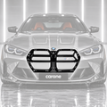 PARA BMW M3 G80 M4 G82 G83 CSL ESTILO ABS NEGRO BRILLANTE PARRILLA NARIZ 2021-2026