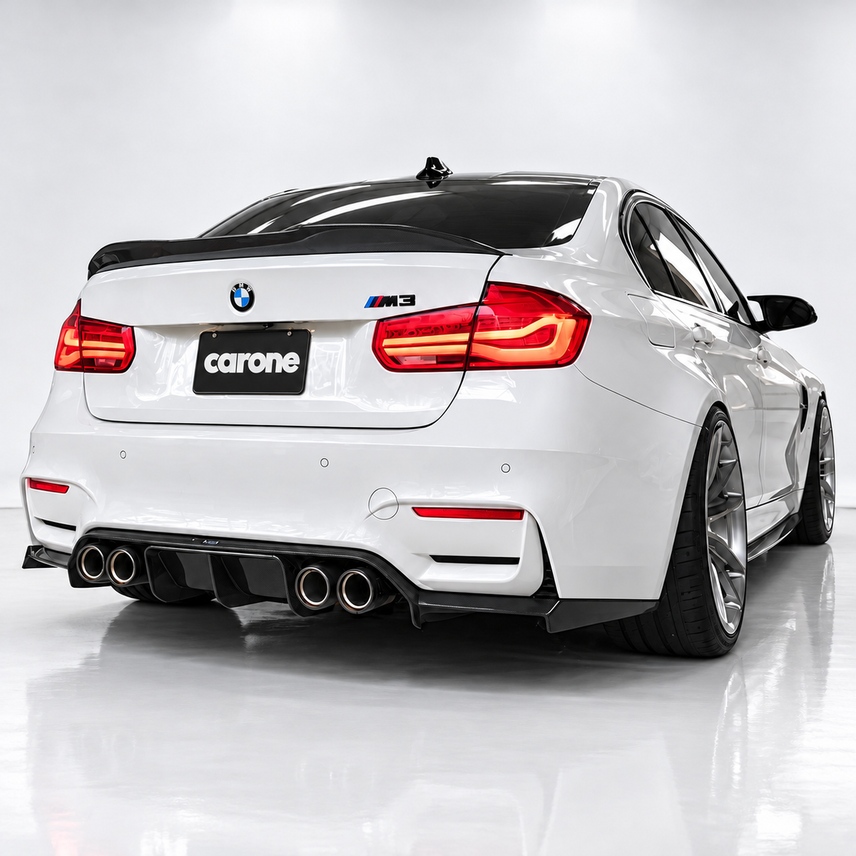 Alerón de maletero de fibra de carbono para BMW F80 M3 2015-18 y 12-18 F30