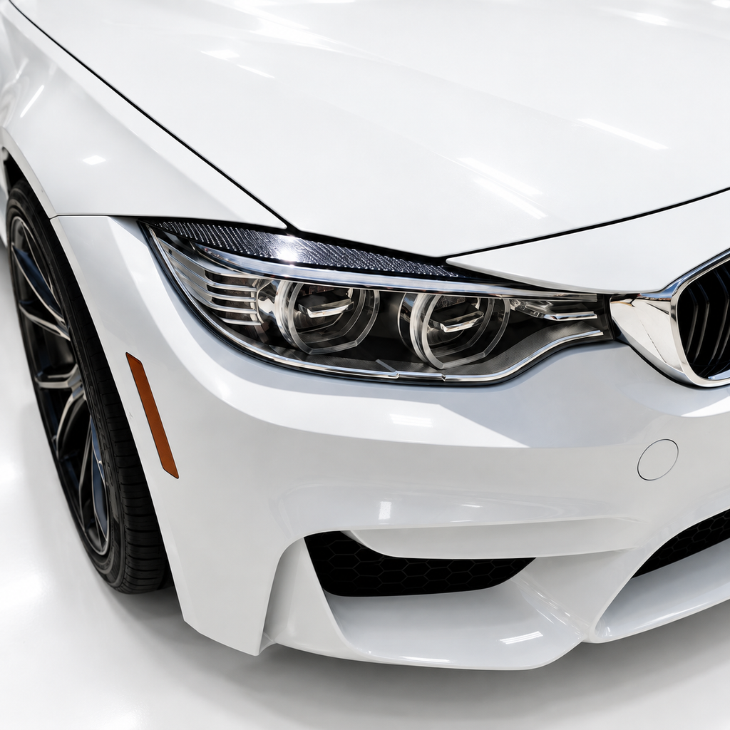 PARA BMW F80 F82 M3 M4 2014-2021 F32 F33 F36 FIBRA CARBONO FARO TAPA TAPA