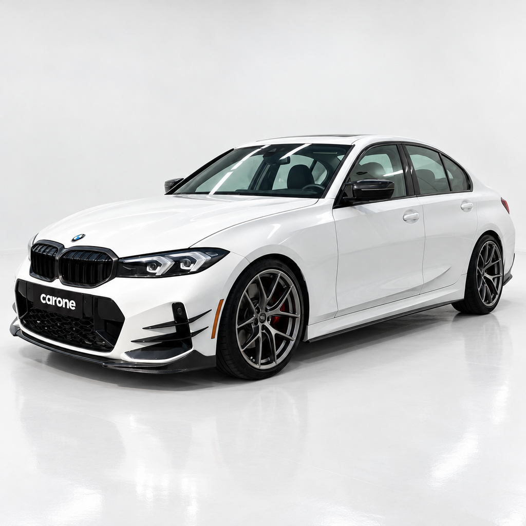 PARACHOQUES DELANTERO DE FIBRA DE CARBONO REAL DIVISOR DE LABIOS PARA BMW M340I 330I G20 LCI CTM