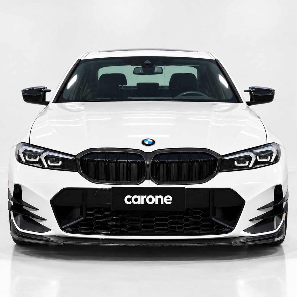 PARACHOQUES DELANTERO DE FIBRA DE CARBONO REAL DIVISOR DE LABIOS PARA BMW M340I 330I G20 LCI CTM