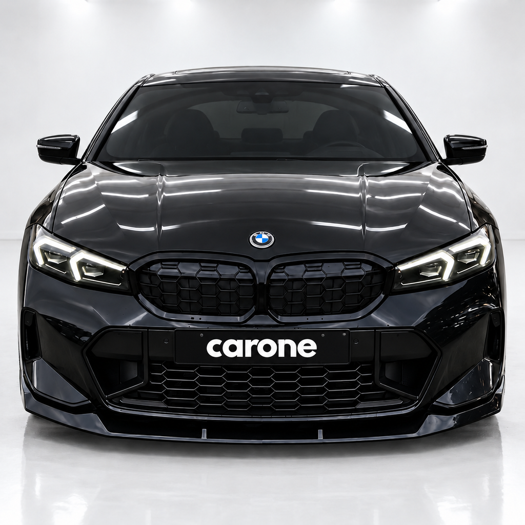 LABIO DE PARACHOQUES DELANTERO NEGRO BRILLANTE PARA BMW M340I 330I M SPORT G20 LCI V 2023-26