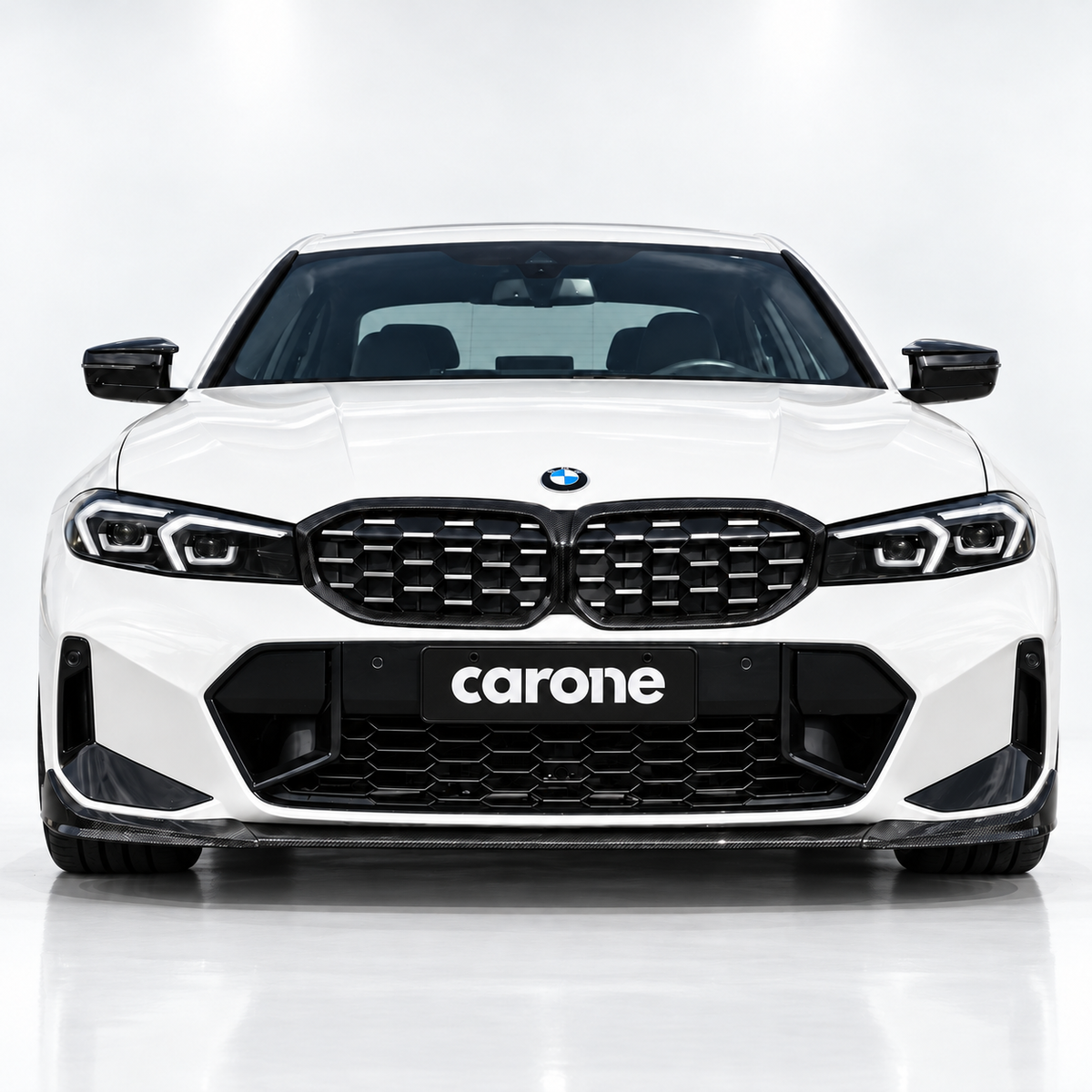 PARA BMW G20 330i M340i 2023-26 REJILLA DE FIBRA DE CARBONO SECA GUARNIZACIÓN INSERTO EMBELLECEDOR CUBIERTA