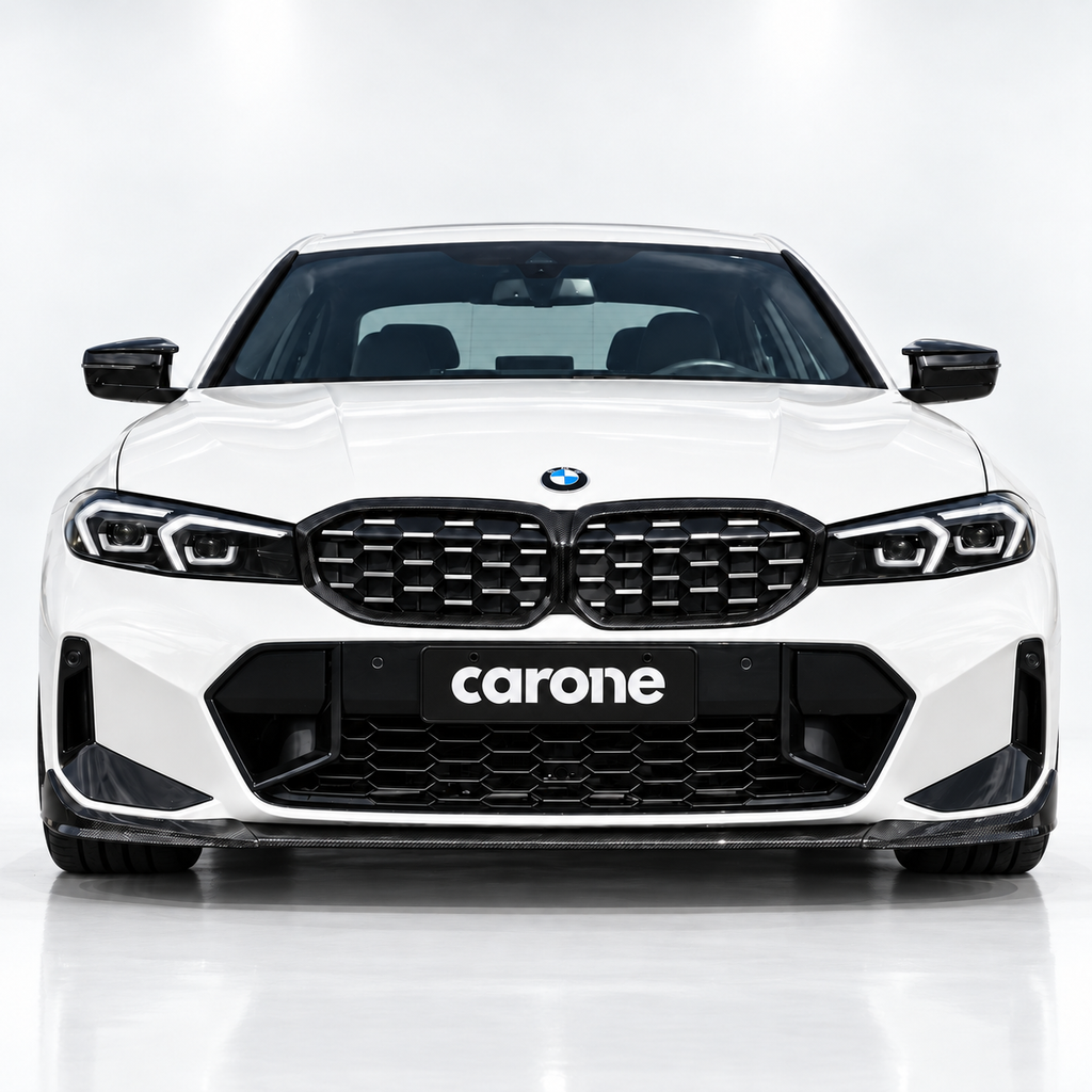PARA BMW G20 330i M340i 2023-26 REJILLA DE FIBRA DE CARBONO SECA GUARNIZACIÓN INSERTO EMBELLECEDOR CUBIERTA
