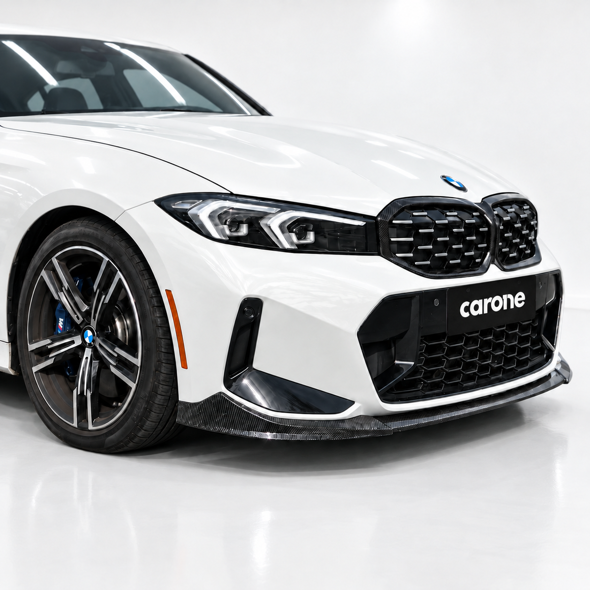 PARA BMW G20 330i M340i 2023-26 REJILLA DE FIBRA DE CARBONO SECA GUARNIZACIÓN INSERTO EMBELLECEDOR CUBIERTA