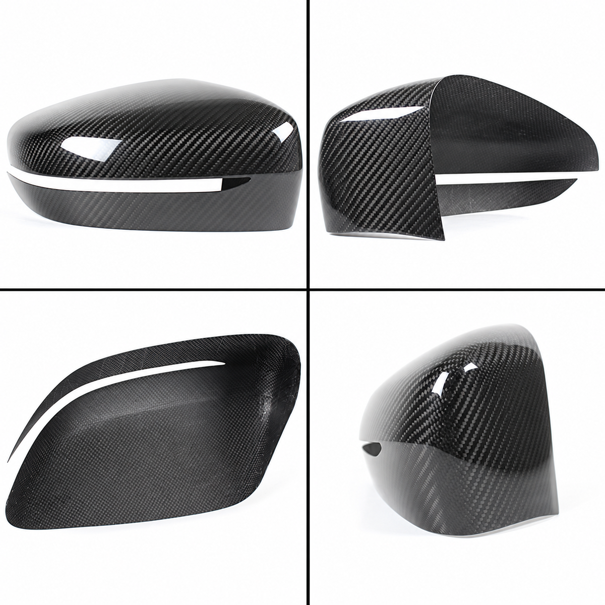 PARA BMW G15 G20 G22 2018-2023 SERIE 3 4 8 TAPAS DE ESPEJOS RETROVISORES LATERALES DE FIBRA DE CARBONO