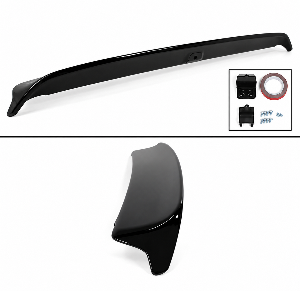 Alerón trasero negro brillante estilo Redeye para Dodge Challenger 08-23 con orificio para cámara