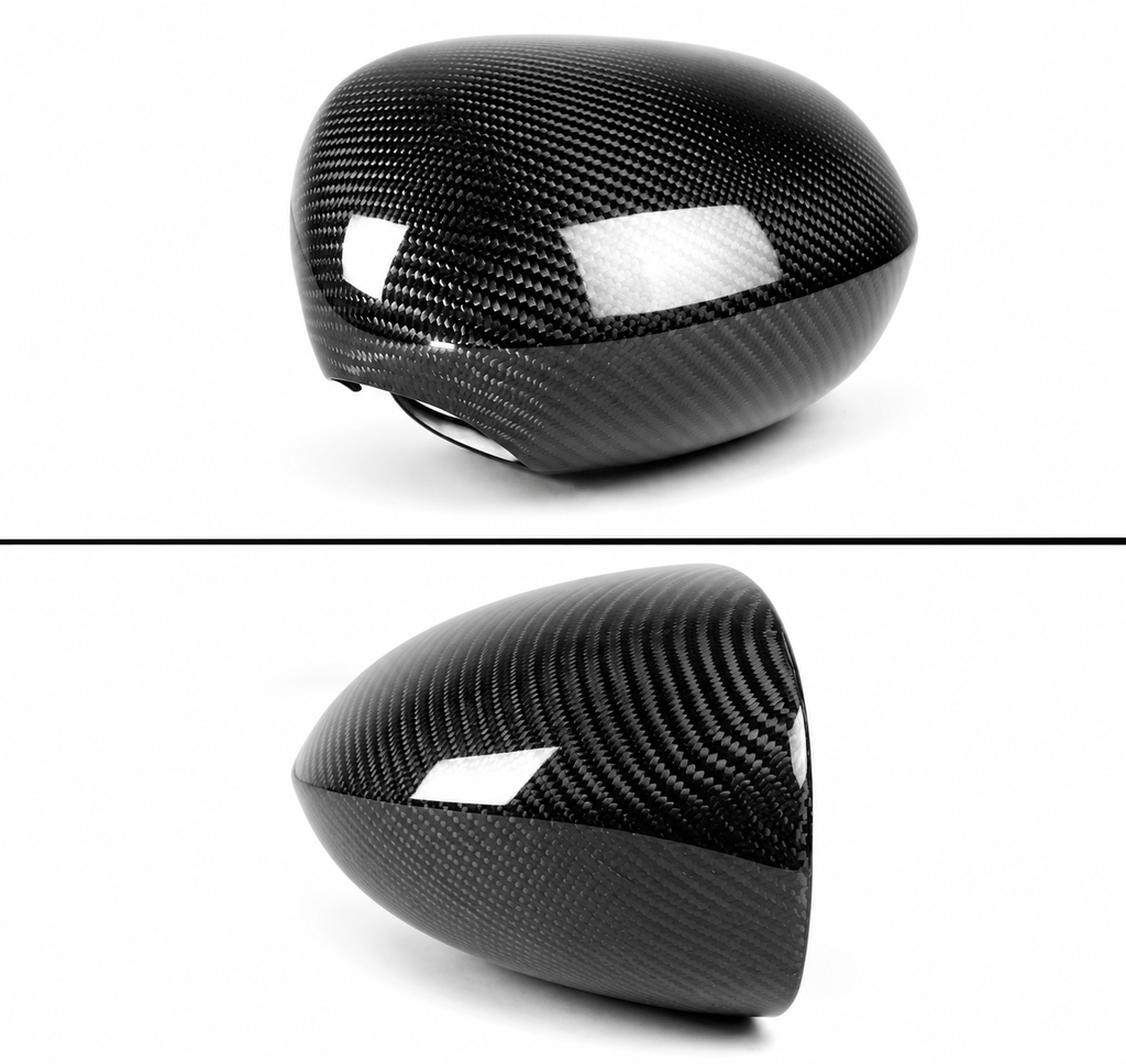 DODGE CHALLENGER 2009-2022 FIBRA DE CARBONO REAL ESPEJO RETROVISOR TAPAS LATERALES SUPERPUESTAS