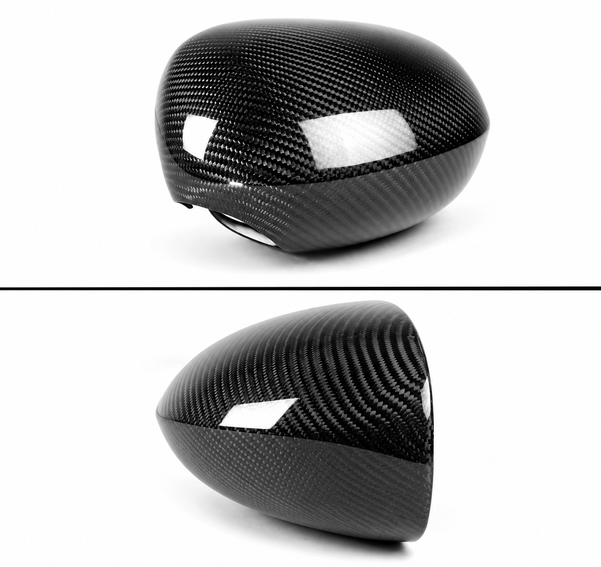 DODGE CHALLENGER 2009-2022 FIBRA DE CARBONO REAL ESPEJO RETROVISOR TAPAS LATERALES SUPERPUESTAS