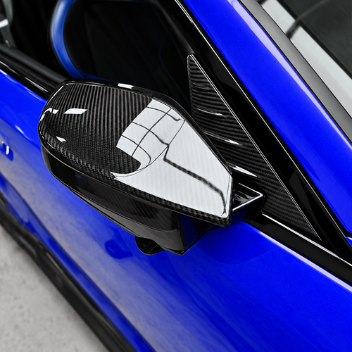CUBIERTA BASE PILAR ESPEJO LATERAL DE FIBRA DE CARBONO COMPLETA PARA BMW G87 M2 G42 230i M240i