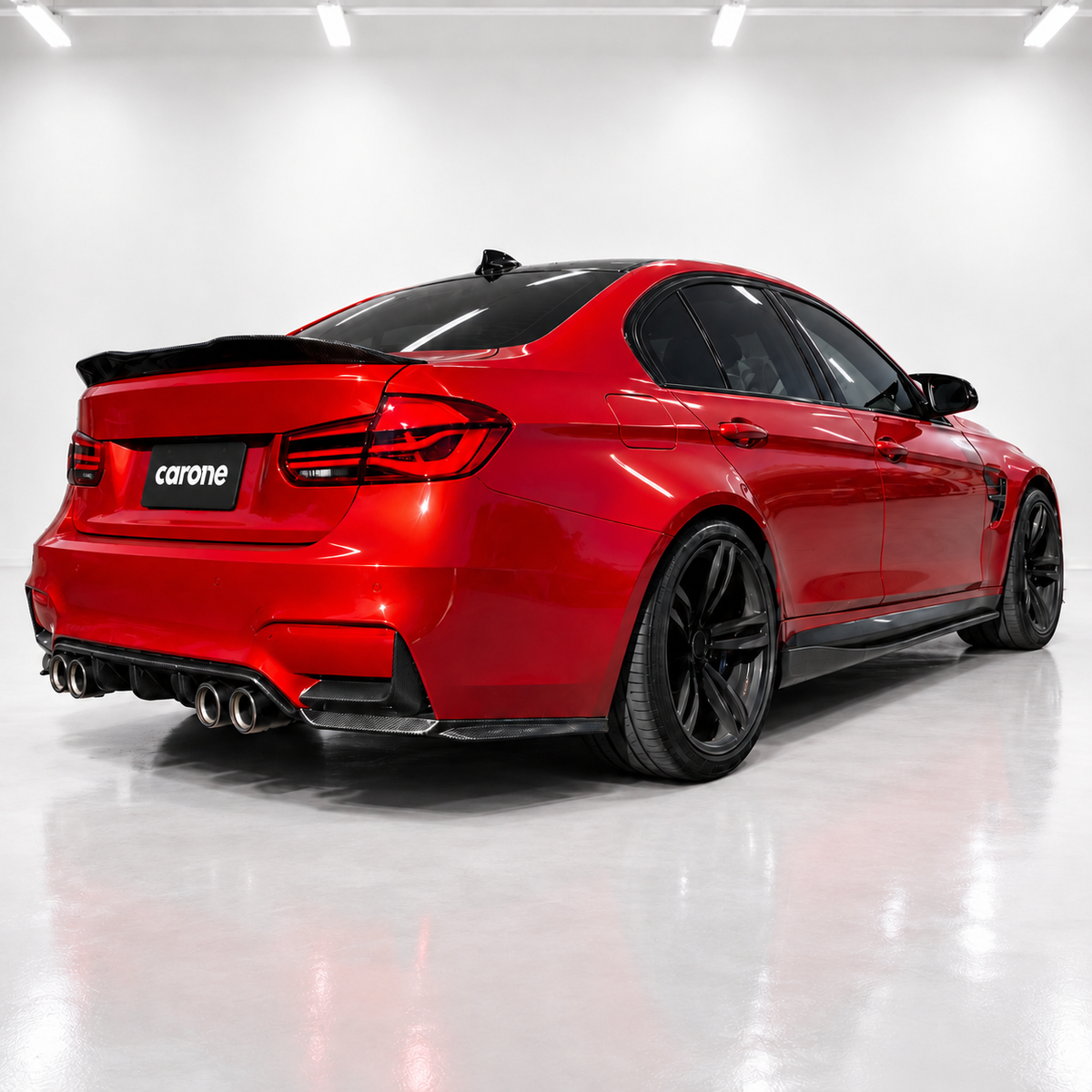 Extensión de parachoques trasero de fibra de carbono para BMW F80 M3 F82 F83 M4 15-2020