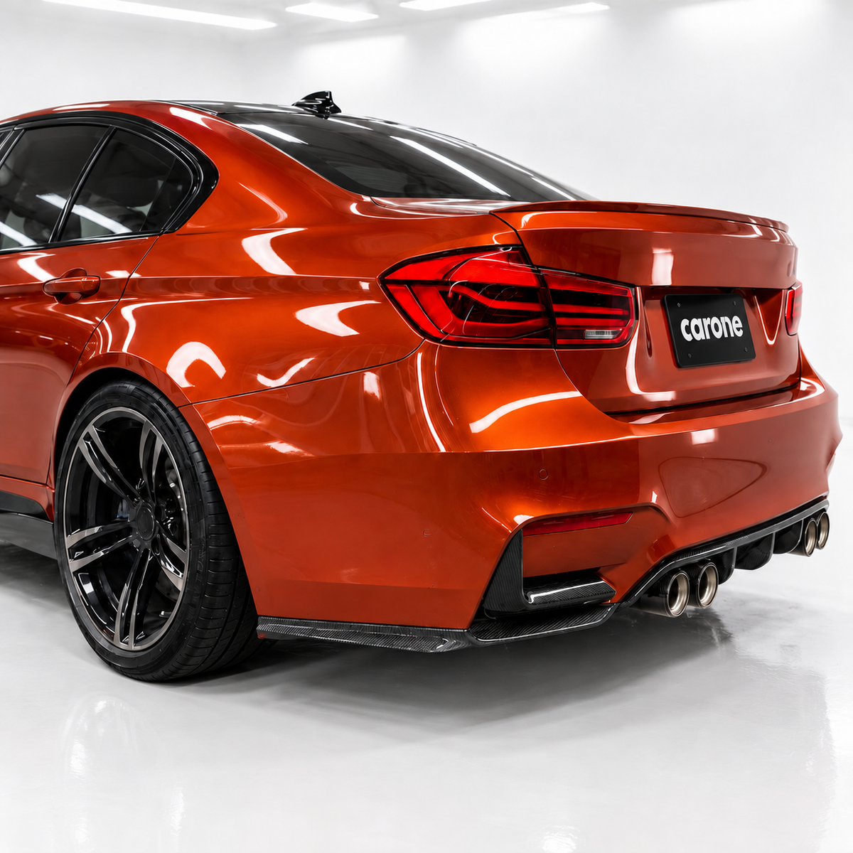 Extensión de parachoques trasero de fibra de carbono para BMW F80 M3 F82 F83 M4 15-2020