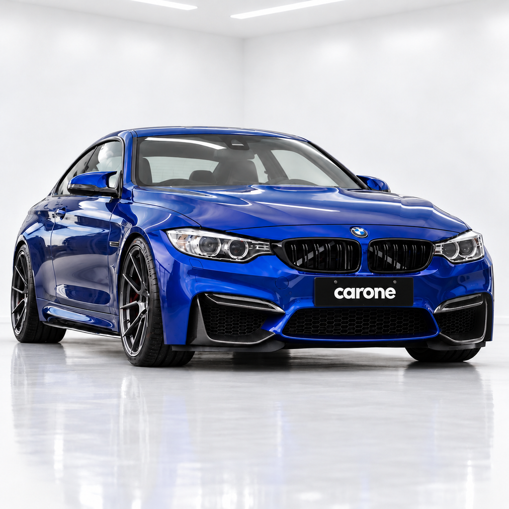 Divisor inferior delantero de fibra de carbono para BMW F8X M3 M4 15-19 + parachoques V2 colmillo superior