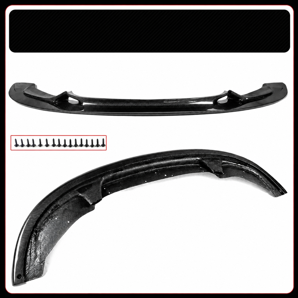 Divisor de labios de parachoques delantero de fibra de carbono para BMW F80 M3 F82 F83 M4 GT4 15-19