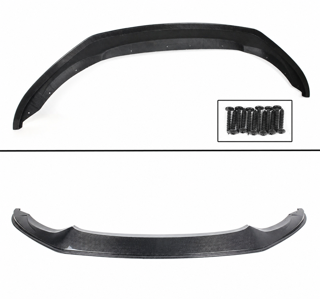Divisor de labios de parachoques delantero de fibra de carbono estilo BMW F80 M3 F82 F83 M4 K 2015-19