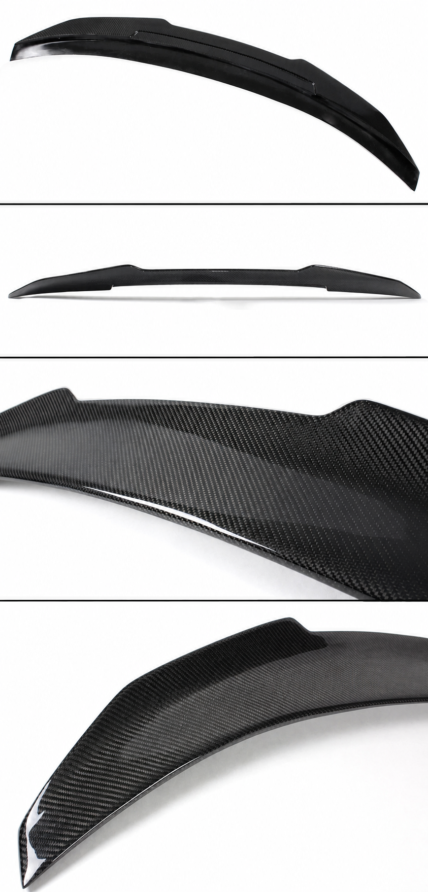 Alerón de maletero de fibra de carbono para BMW F80 M3 2015-18 y 12-18 F30