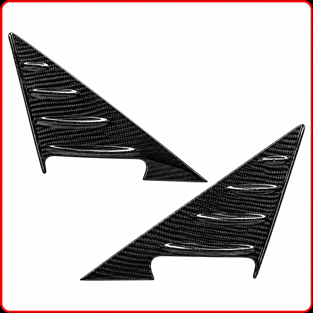 Cubierta base pilar espejo lateral de fibra de carbono completa para BMW G87 M2 G42 230i M240i